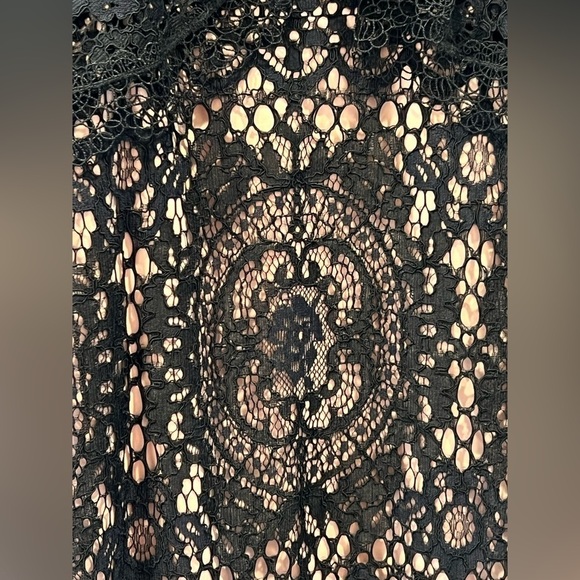 Alexis Narasse Lace Midi Racerback Dress. Pink Nude Lining. Size Small. - Picture 9 of 15